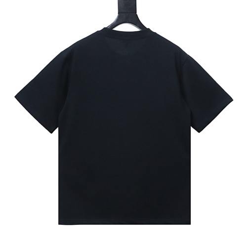EM Sneakers Loewe Irregular Logo Color-Blocked Foam Print T-Shirt Black