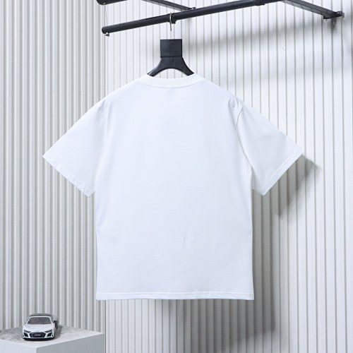 EM Sneakers Loewe Irregular Logo Color-Blocked Foam Print T-Shirt White