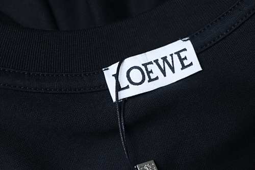 EM Sneakers Loewe Pocket Embroidery T-Shirt Black