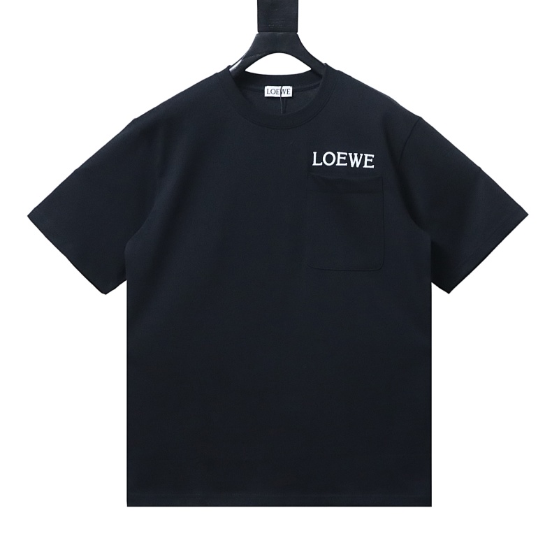 EM Sneakers Loewe Pocket Embroidery T-Shirt Black