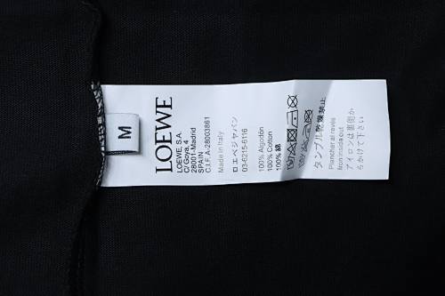 EM Sneakers Loewe Pocket Embroidery T-Shirt Black