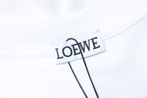 EM Sneakers Loewe Pocket Embroidery T-Shirt White
