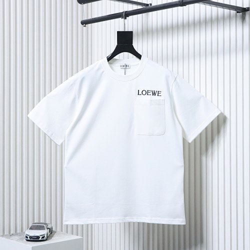 EM Sneakers Loewe Pocket Embroidery T-Shirt White