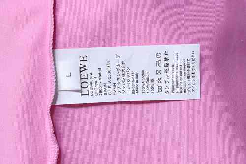 EM Sneakers Loewe Porcelain Cat Print T-shirt Pink