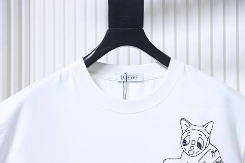 EM Sneakers Loewe Porcelain Cat Print T-shirt White