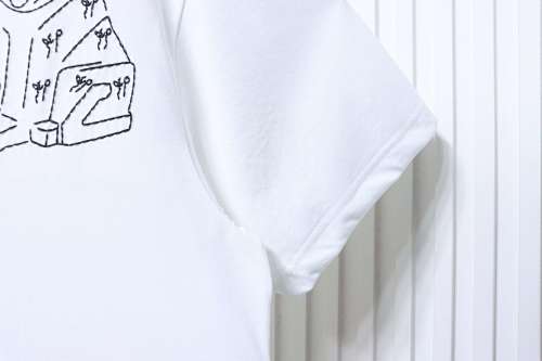 EM Sneakers Loewe Porcelain Cat Print T-shirt White