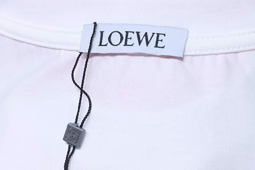 EM Sneakers Loewe Porcelain Cat Print T-shirt White