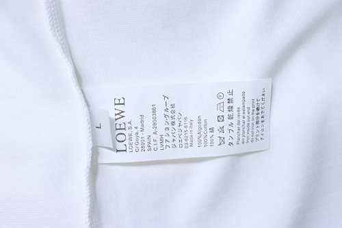 EM Sneakers Loewe Porcelain Cat Print T-shirt White