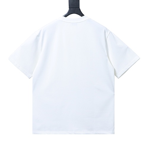 EM Sneakers Loewe Rainbow Embroidered Logo T-Shirt White