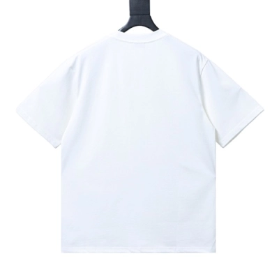 EM Sneakers Loewe Rainbow Embroidered Logo T-Shirt White 02
