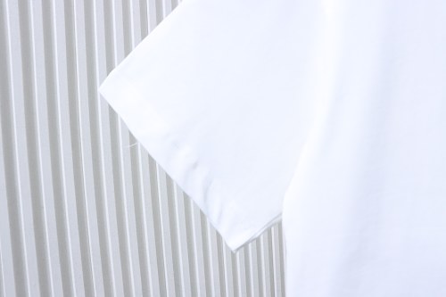 EM Sneakers Loewe SS25 Towel Embroidered Logo T-Shirt White