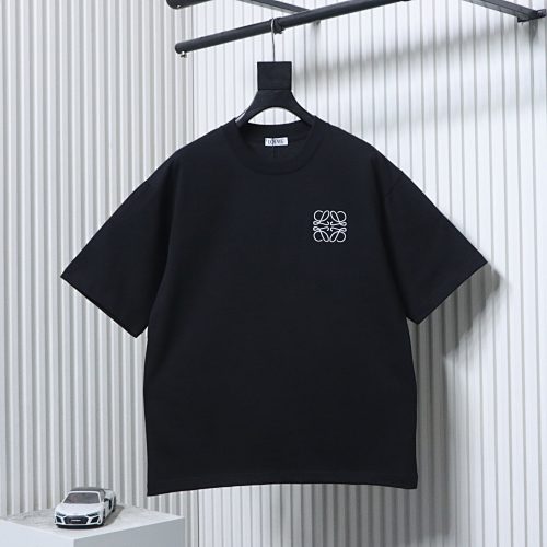 EM Sneakers Loewe T-shirt Classic Embroidered Logo Black