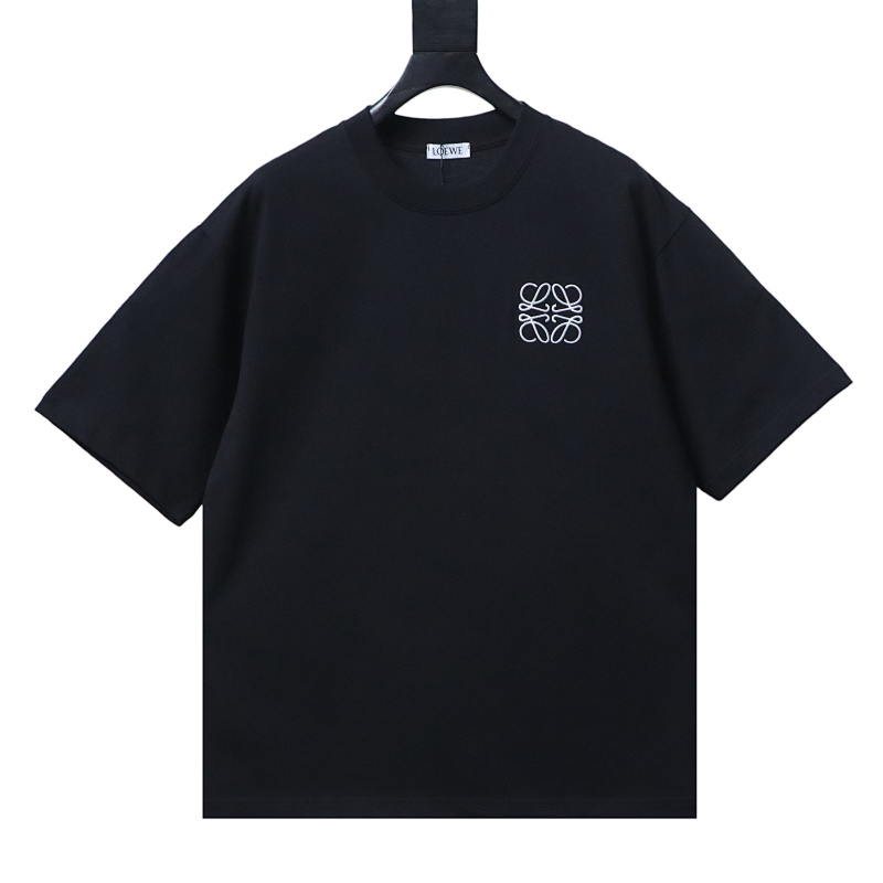 EM Sneakers Loewe T-shirt Classic Embroidered Logo Black