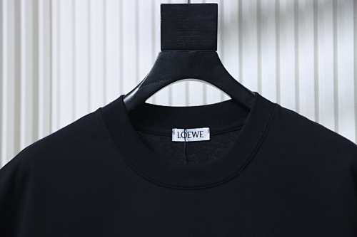 EM Sneakers Loewe T-shirt Classic Embroidered Logo Black