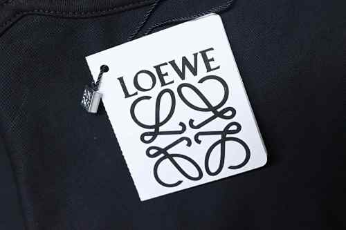 EM Sneakers Loewe T-shirt Classic Embroidered Logo Black