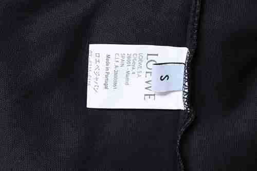 EM Sneakers Loewe T-shirt Classic Embroidered Logo Black
