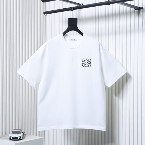 EM Sneakers Loewe T-shirt Classic Embroidered Logo White