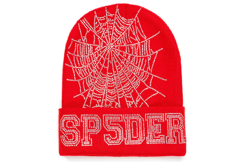EM Sneakers Sp5der Web Beanie Red
