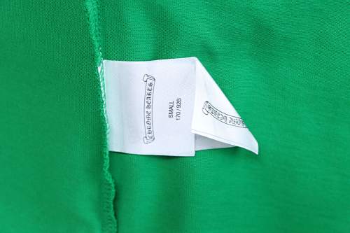 EM Sneakers Chrome Hearts 26SS Heavy-Duty Graffiti Cross Appliqué Embroidery Washed T-Shirt Green