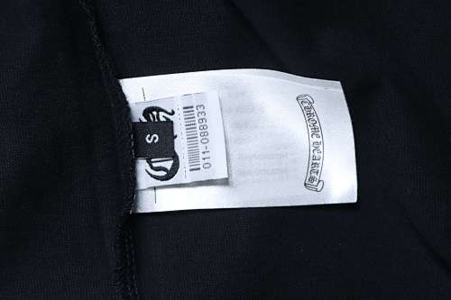 EM Sneakers Chrome Hearts CH 26ss Sanskrit Cross Appliqué Embroidered T-shirt Black