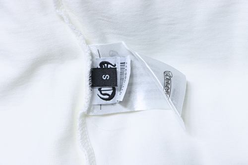 EM Sneakers Chrome Hearts CH 26ss Sanskrit Cross Appliqué Embroidered T-shirt White