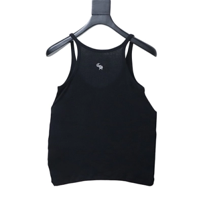 EM Sneakers Chrome Hearts CH New Embroidered Knit Tanktop Black 02