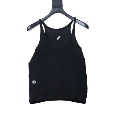 EM Sneakers Chrome Hearts CH New Embroidered Knit Tanktop Black 01