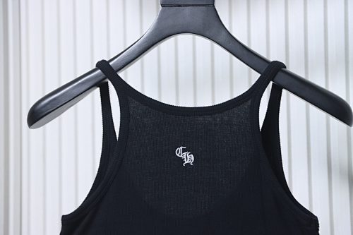 EM Sneakers Chrome Hearts CH New Embroidered Knit Tanktop Black