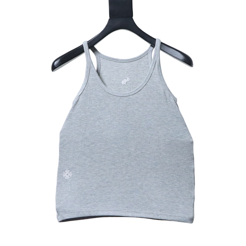 EM Sneakers Chrome Hearts CH New Embroidered Knit Tanktop Gray