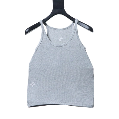 EM Sneakers Chrome Hearts CH New Embroidered Knit Tanktop Gray 01