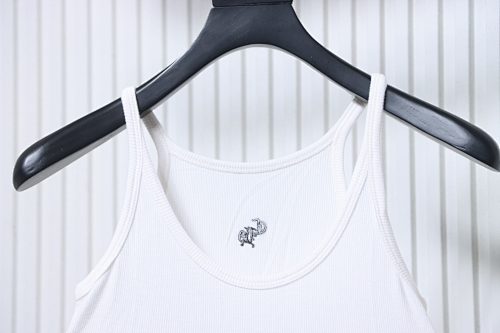 EM Sneakers Chrome Hearts CH New Embroidered Knit Tanktop White