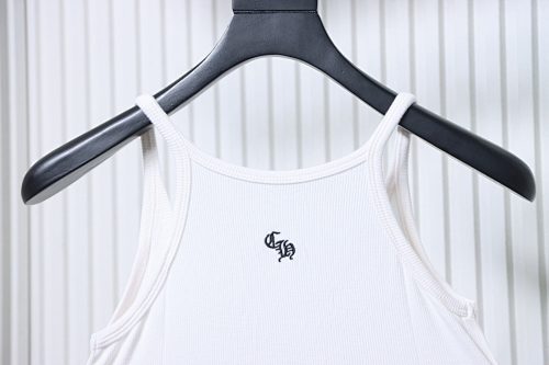 EM Sneakers Chrome Hearts CH New Embroidered Knit Tanktop White