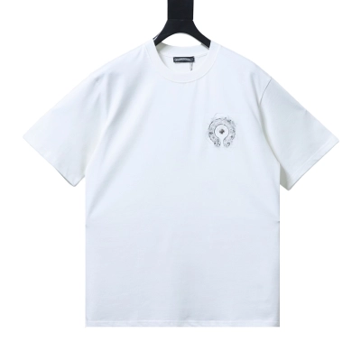 EM Sneakers Chrome Hearts Horseshoe T-shirt White 01