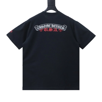 EM Sneakers Chrome Hearts NYC Exclusive Chest-pocket T-shirt Black 02