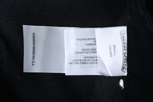 EM Sneakers Chrome Hearts Patchwork Leather and Hardware Short Jeans Black