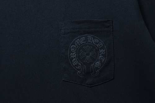 EM Sneakers Chrome Hearts Yellow Sanskrit Print T-shirt Black