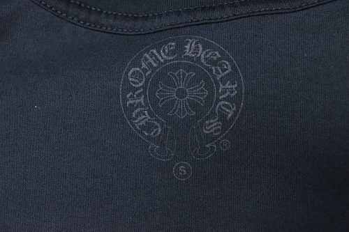 EM Sneakers Chrome Hearts Yellow Sanskrit Print T-shirt Black