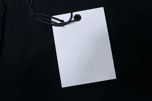 EM Sneakers Chrome Hearts Yellow Sanskrit Print T-shirt Black
