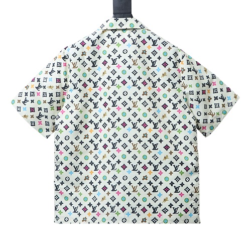 EM Sneakers Louis Vuitton by Tyler, the Creator Monogram Printed Short-Sleeved Silk Shirt & Shorts Sets Multicolor
