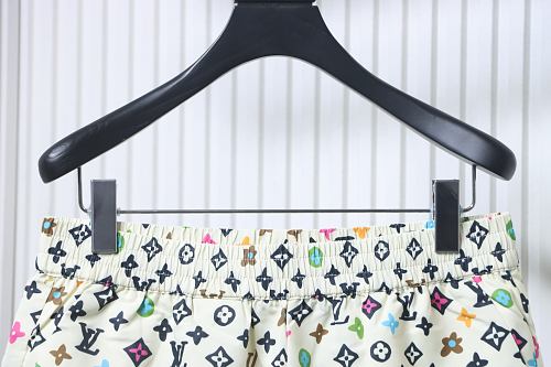 EM Sneakers Louis Vuitton by Tyler, the Creator Monogram Printed Silk Shorts Multicolor