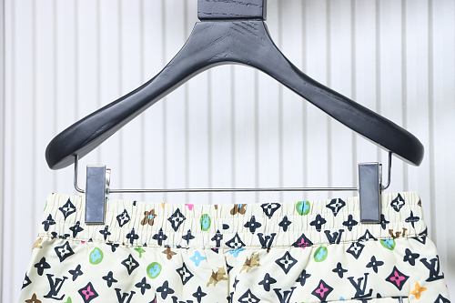 EM Sneakers Louis Vuitton by Tyler, the Creator Monogram Printed Silk Shorts Multicolor