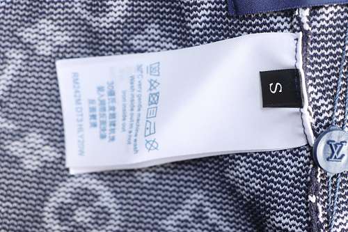EM Sneakers Louis Vuitton Monogram Jacquard Knit Shorts Navy