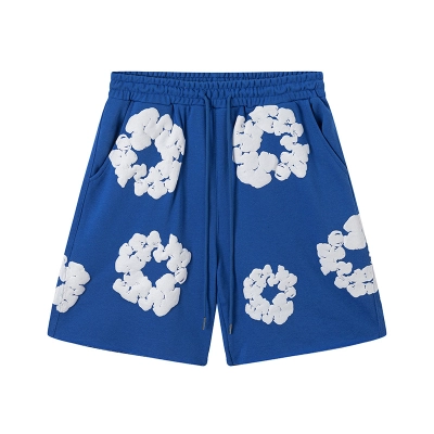 EM Sneakers Denim Tears The Cotton Wreath Shorts Royal Blue 01