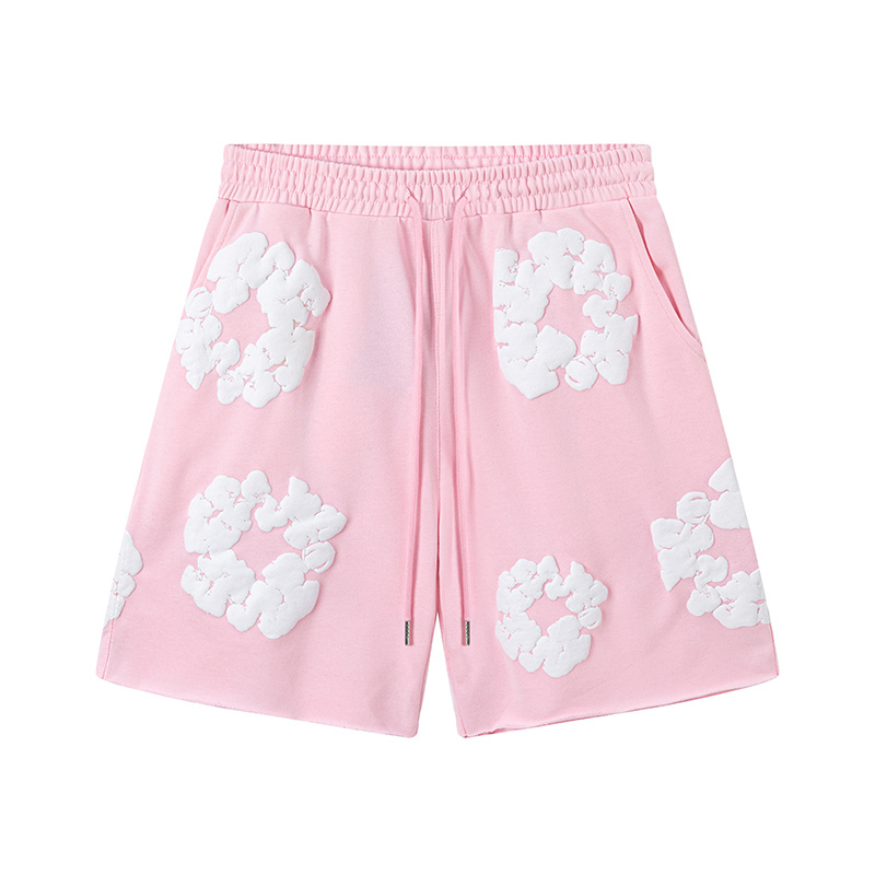 EM Sneakers Denim Tears The White Cotton Wreath Short Pant Pink