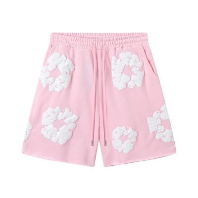 EM Sneakers Denim Tears The White Cotton Wreath Short Pant Pink 01
