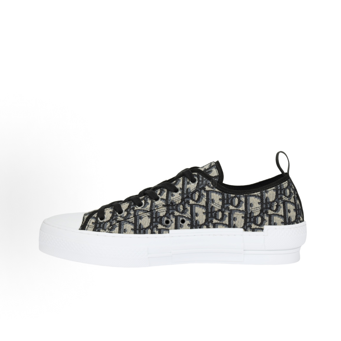 EM Sneakers Dior B23 League Low-Top Sneaker Beige and Black Dior Oblique Jacquard