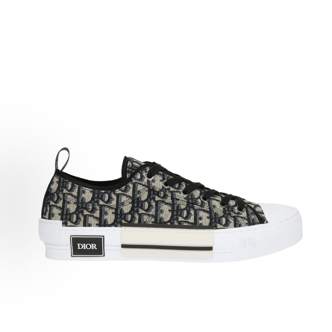 EM Sneakers Dior B23 League Low-Top Sneaker Beige and Black Dior Oblique Jacquard