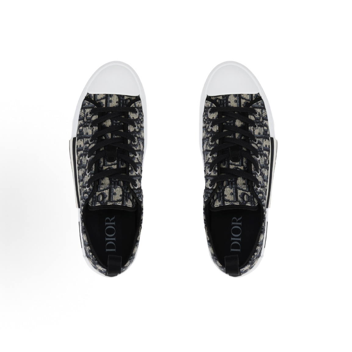 EM Sneakers Dior B23 League Low-Top Sneaker Beige and Black Dior Oblique Jacquard