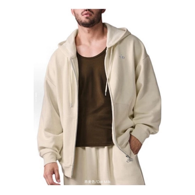 EM Sneakers Alo Yoga Accolade Full Zip Hoodie & Sweatpant Set Oat Milk 02