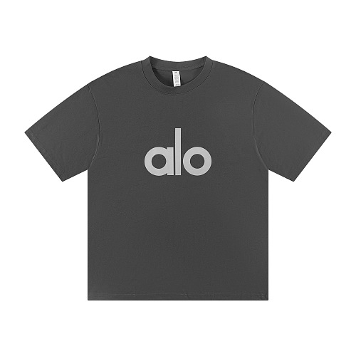 EM Sneakers Alo Yoga T-Shirt & Shorts Sets #NH04 Dark Gray